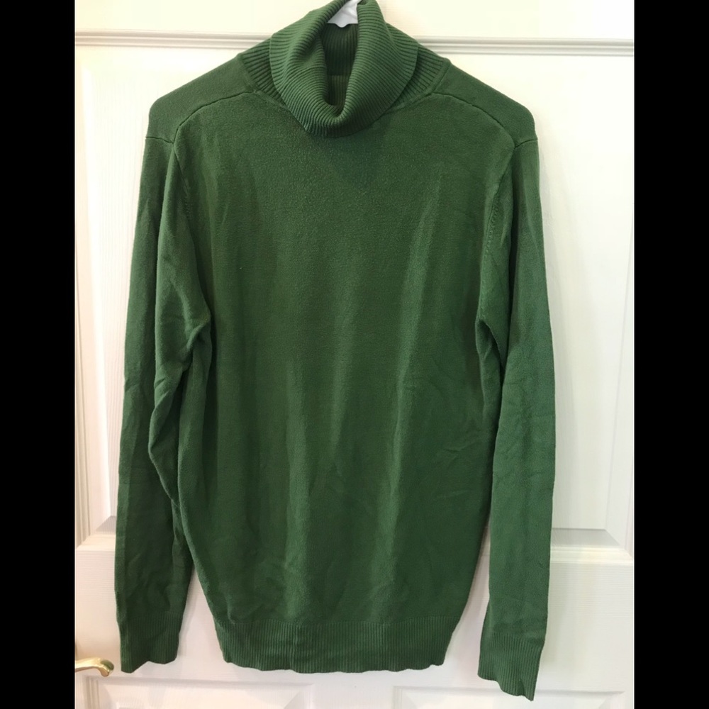 Joseph Allen Green Turtleneck Sweater